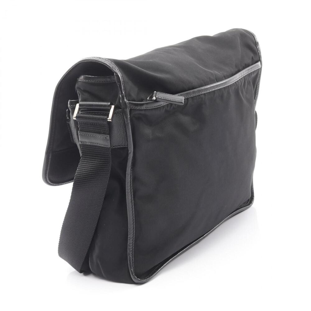 Prada PRADA Shoulder Bag Handbag Nylon Men's Women's Black - Picture 2 of 10